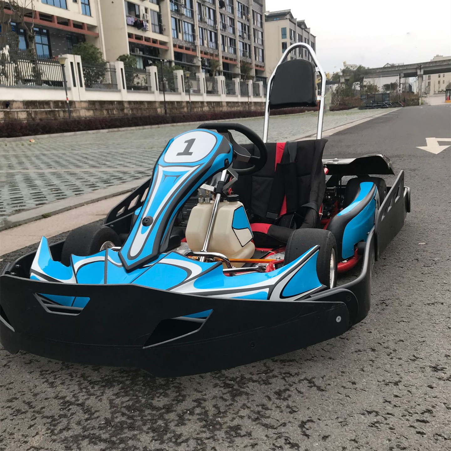 本田200cc竞技款单人汽油卡丁车 场地漂移赛车俱乐部游乐卡丁车