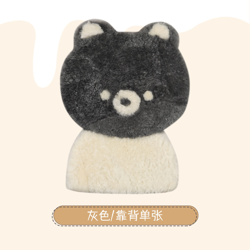 纯羊毛汽车坐垫冬季毛绒冬天保暖车垫真毛垫短毛羊剪绒通用座垫套