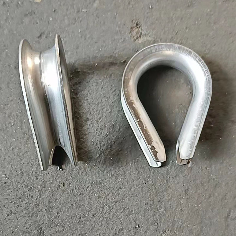 现货供应鸡心环 304不锈钢鸡心环钢丝绳配件三角环夸口三角环-报价