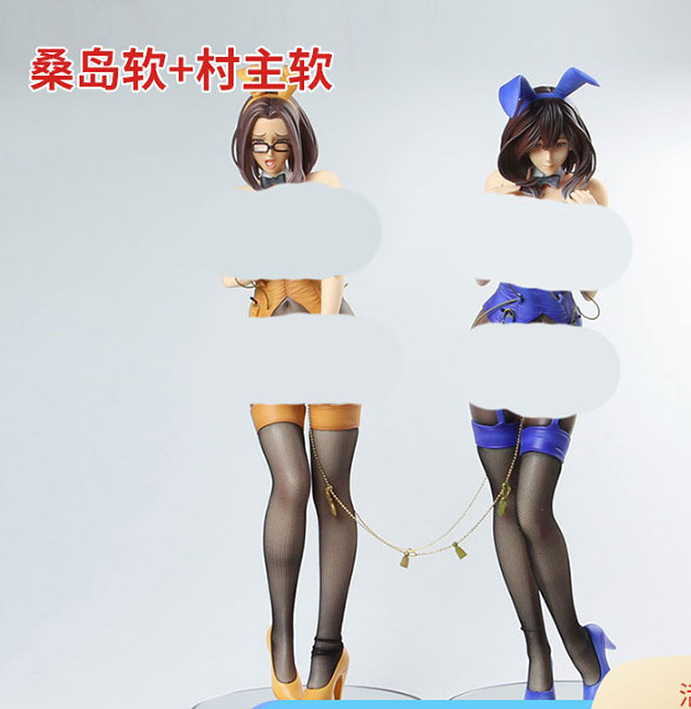 织田 原画 村主宏美 桑岛优子 兔女郎 1/4盒装手办