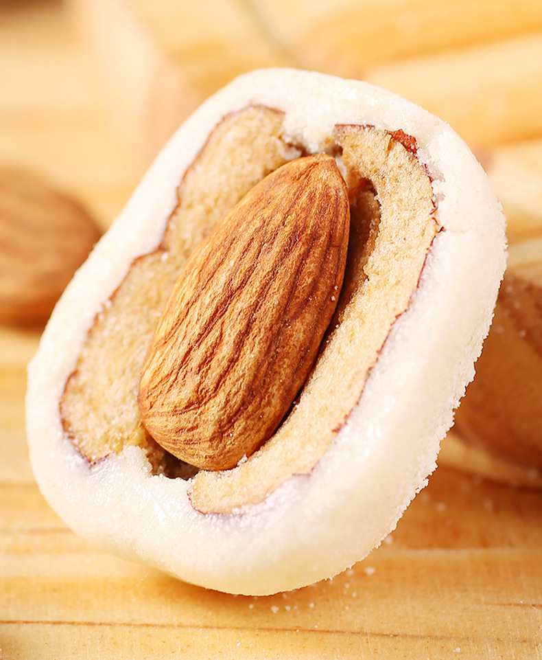 新品年货小吃奶枣夹巴旦木 特产果干奶酪枣休闲零食散装批发