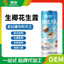 生椰花生露植物蛋白饮品早餐饮料整箱310ml罐装贴牌代加工定制oem