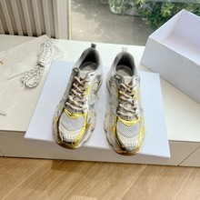 新款网面运动鞋厚底老爹鞋潮流女款百搭休闲鞋子