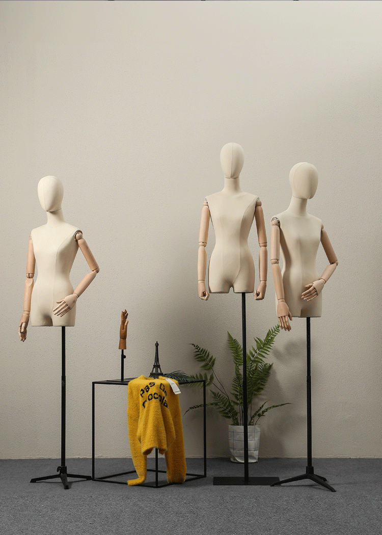 平胸模特道具女装韩版橱窗展示假人模特架服装店婚纱模特人台