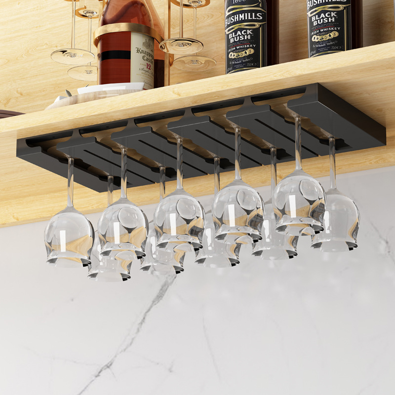 33成交104件红酒杯架不锈钢杯悬挂架高脚欧式葡萄酒杯架倒挂架吊倒挂