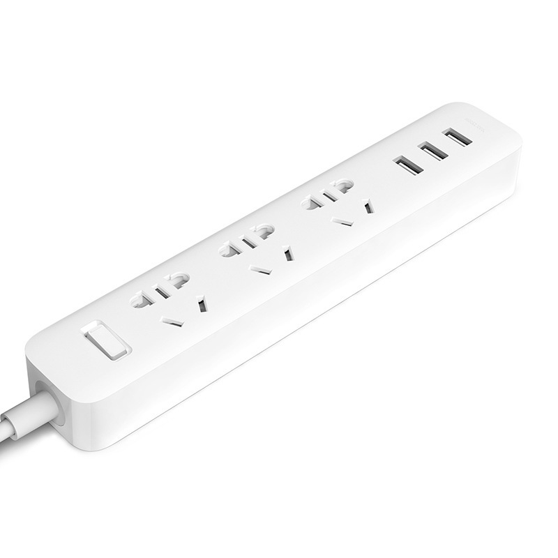 小米插线板含3口usb2a快充版多功能插排多孔接线板家用插线板
