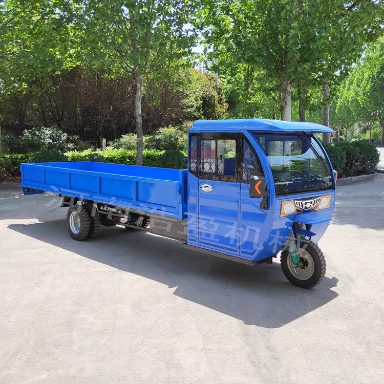 供应销售电动三轮平板车 三开门电动三轮车 封闭驾驶室电动平板车