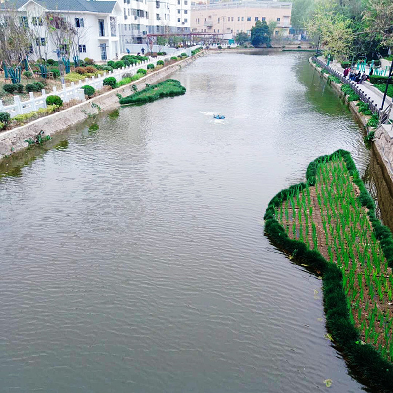高分子复合纤维浮动湿地聚酯纤维浮田湿地漂浮湿地人工浮床浮岛
