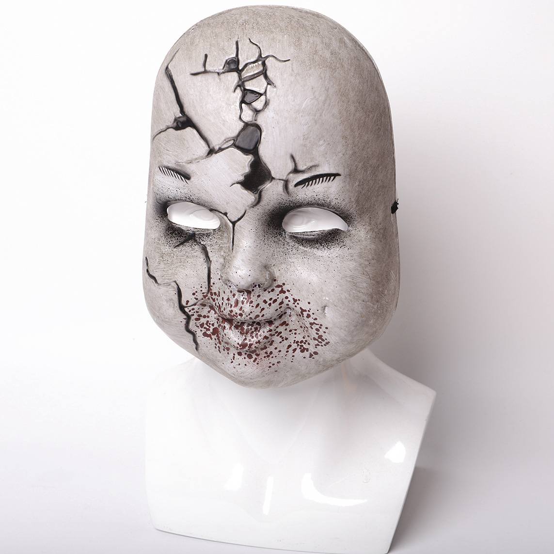 万圣节面具 恐怖娃娃面具鬼脸化妆舞会演出恶搞吓人整蛊吓人面具