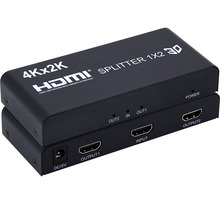 4KX2K  HDMI分配器一分二 2口高清分屏器 一进二出 HDMI Splitter