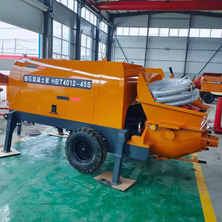 柴油二次构造柱泵40型细石混凝土浇注机地暖回填砂浆细石泵批发