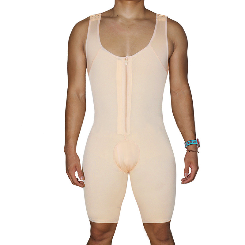 男士强效塑形衣body shaper体雕瘦身衣全身塑身衣连体加强版批发
