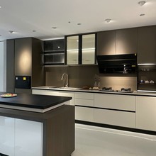 北京厂家全屋定 制现代轻奢爱格可旋转餐台全屋家具整体定 制