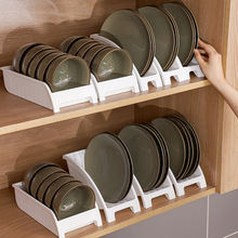 厨房沥水碗碟架多卡位盘子收纳架碗架台面餐具置物架碗碟收纳盒