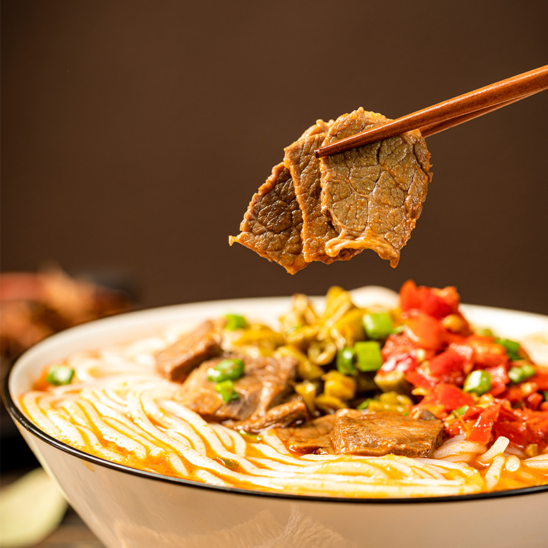 霸蛮招牌牛肉粉3盒 苗家酸汤脆骨粉3盒 湖南米粉-阿里巴巴