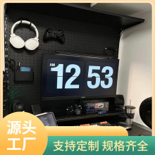 26EQ电竞桌洞洞板 电竞洞洞板 桌面宿舍墙上免打孔置物架壁挂整理