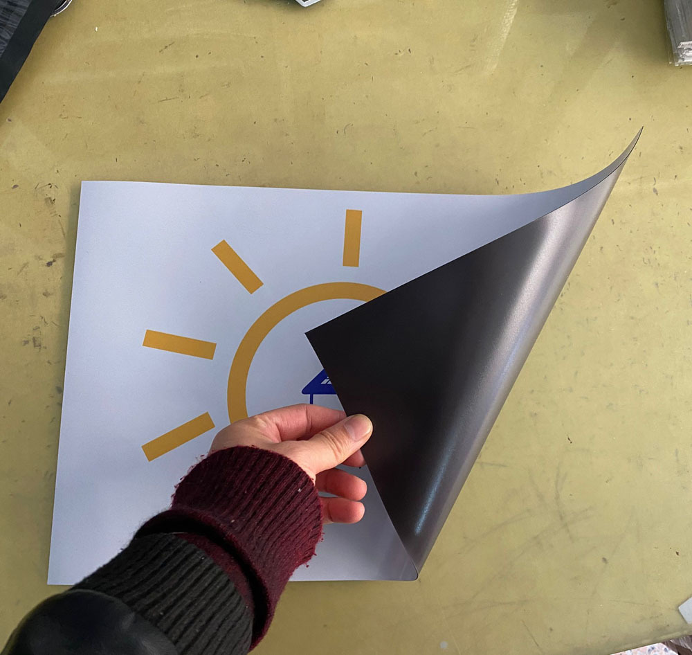 定制外贸磁性车贴 无胶软磁贴纸车身广告贴 吸在铁上不脱落