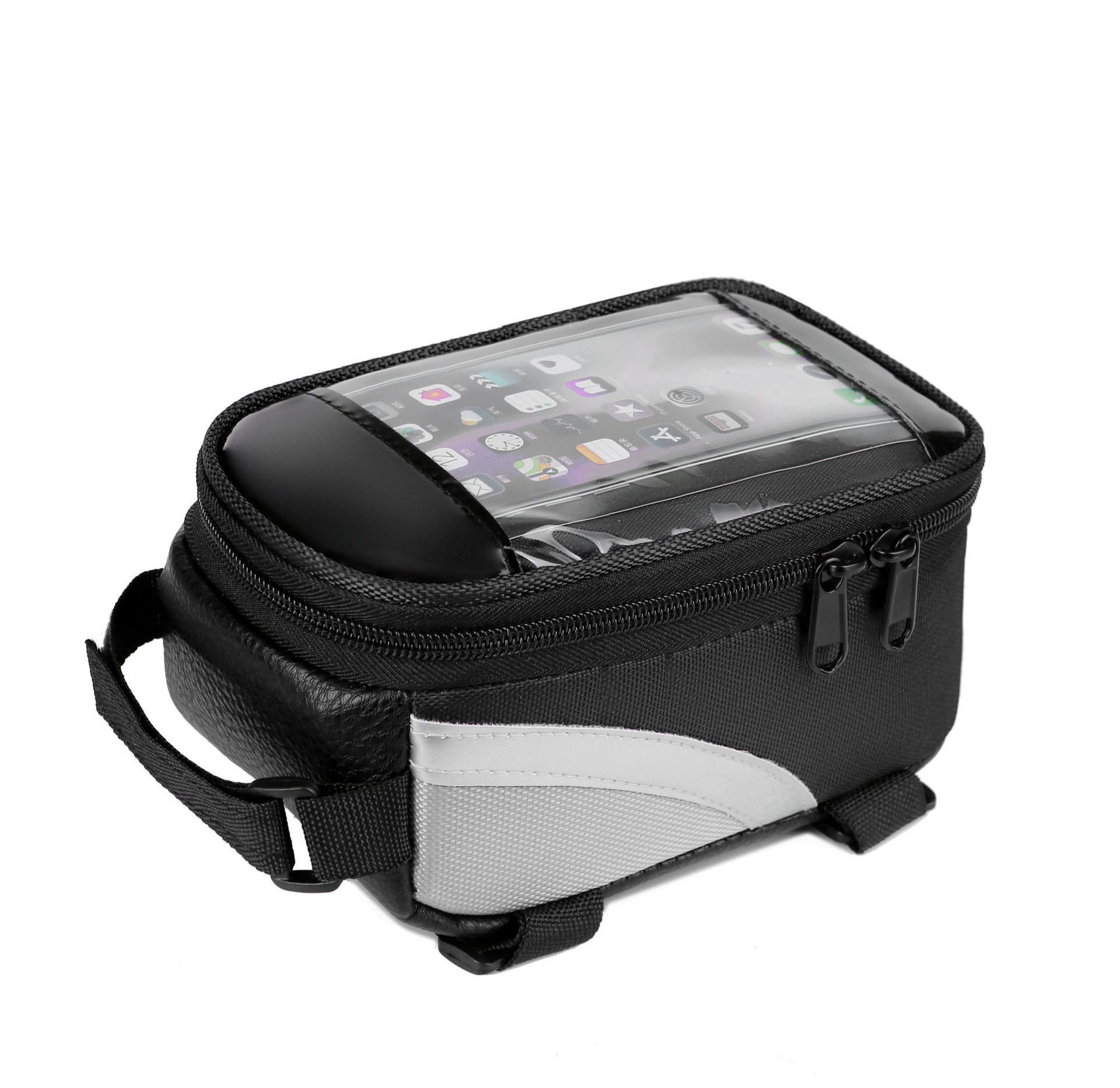 Mountain Bike Upper Tube Bag Mobile Phone Bag Touch Screen Mobile Phone Front Beam Bag Cycling Fixture Bicycle Bag Big