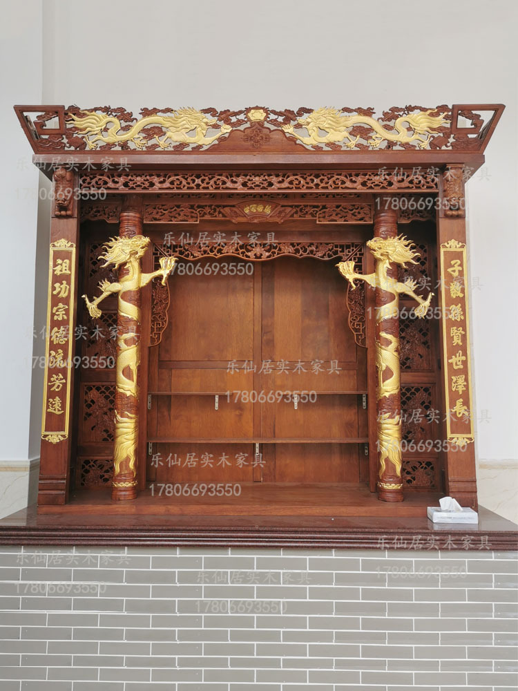 实木佛龛神龛寺庙神台佛台供台祖先神楼宗氏祠堂供奉柜佛龛香樟木