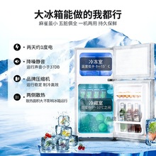 新飞小冰箱家用小型办公室租房宿舍节能省电冷冻冷藏迷你小电冰箱