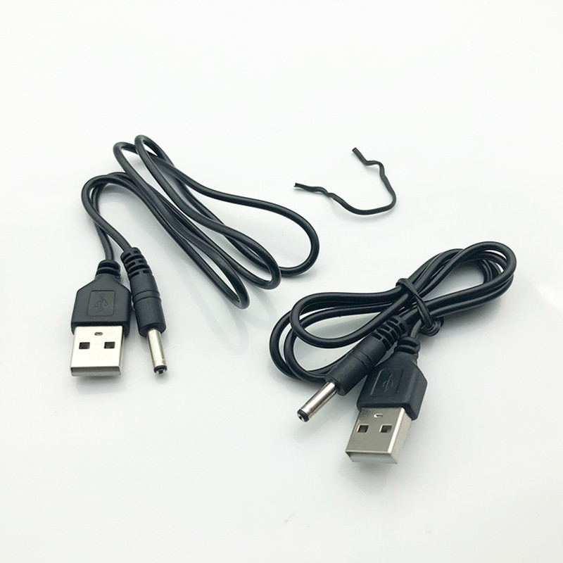 Usb to Dc3.5 * 1.35 Charging Cable Two-Core Power Cord round Hole Mobile Phone Microphone Audio Cable Data Cable