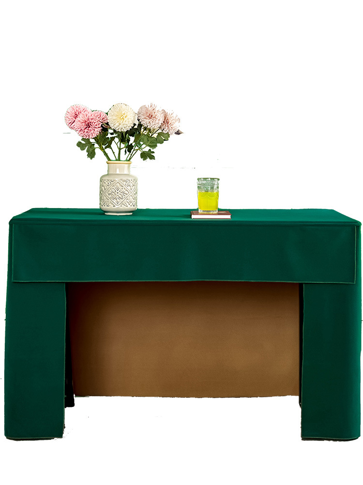 办公会议台呢桌布活动展会酒店会议室桌子罩加厚绒面台泥台尼桌套