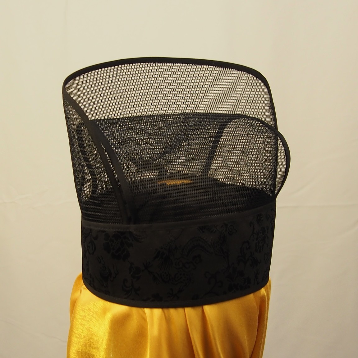 厂家直销 古代文臣帽 汉代委貌冠 大臣梁冠帽 透网纱新款