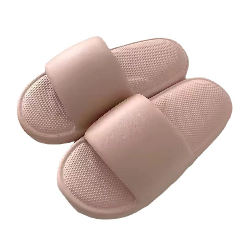 Simple Slippers for Women Summer New Home Shoes Couple Fashion Non-Slip Thick Soft Bottom Bathroom Slippers for Men