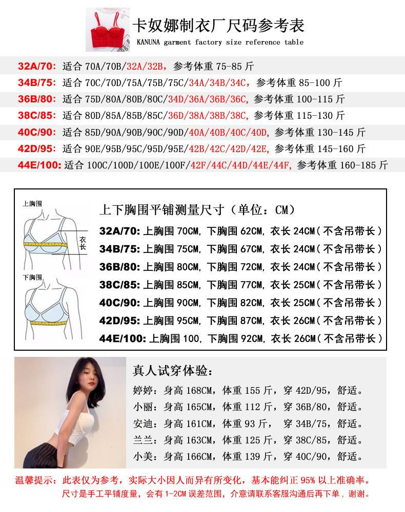 34b大概多大对照图图片