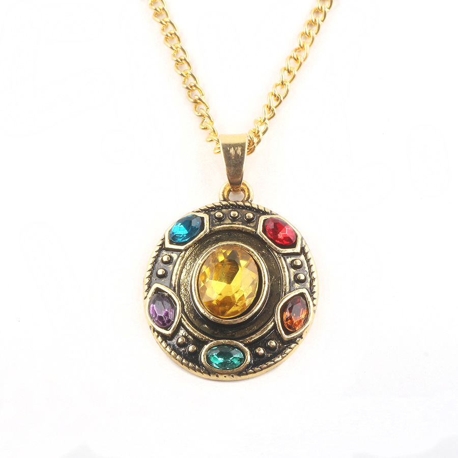 灭霸项链 无限宝石无限手套吊坠金属挂件复仇者联盟 影视周边