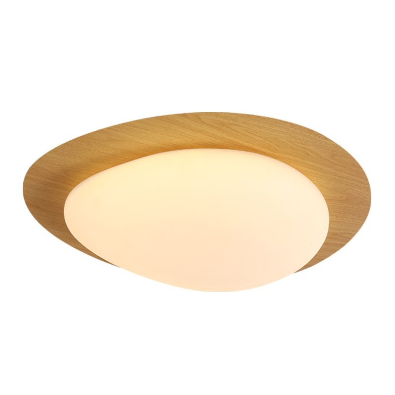 Full Spectrum Nordic Log Grain Color Pebble Ceiling Lamp Simple Modern Aisle Light Japanese Study Led Lamp