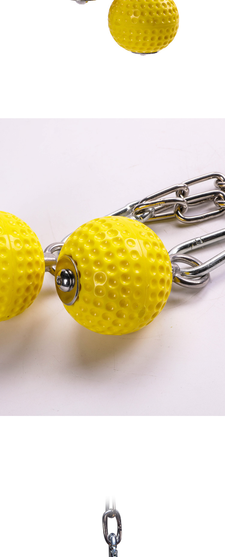 练臂力肌引体向上训练握力球腕力球引体向上球铁链款