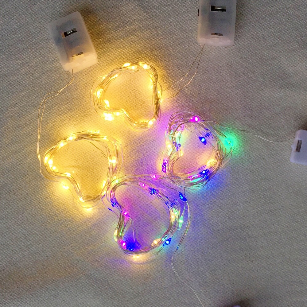 LED Flash Cross-Border Copper Wire Small Lighting Chain Colored Lights Gift Box Light Strip Decoration XINGX Light Cable String Wholesale