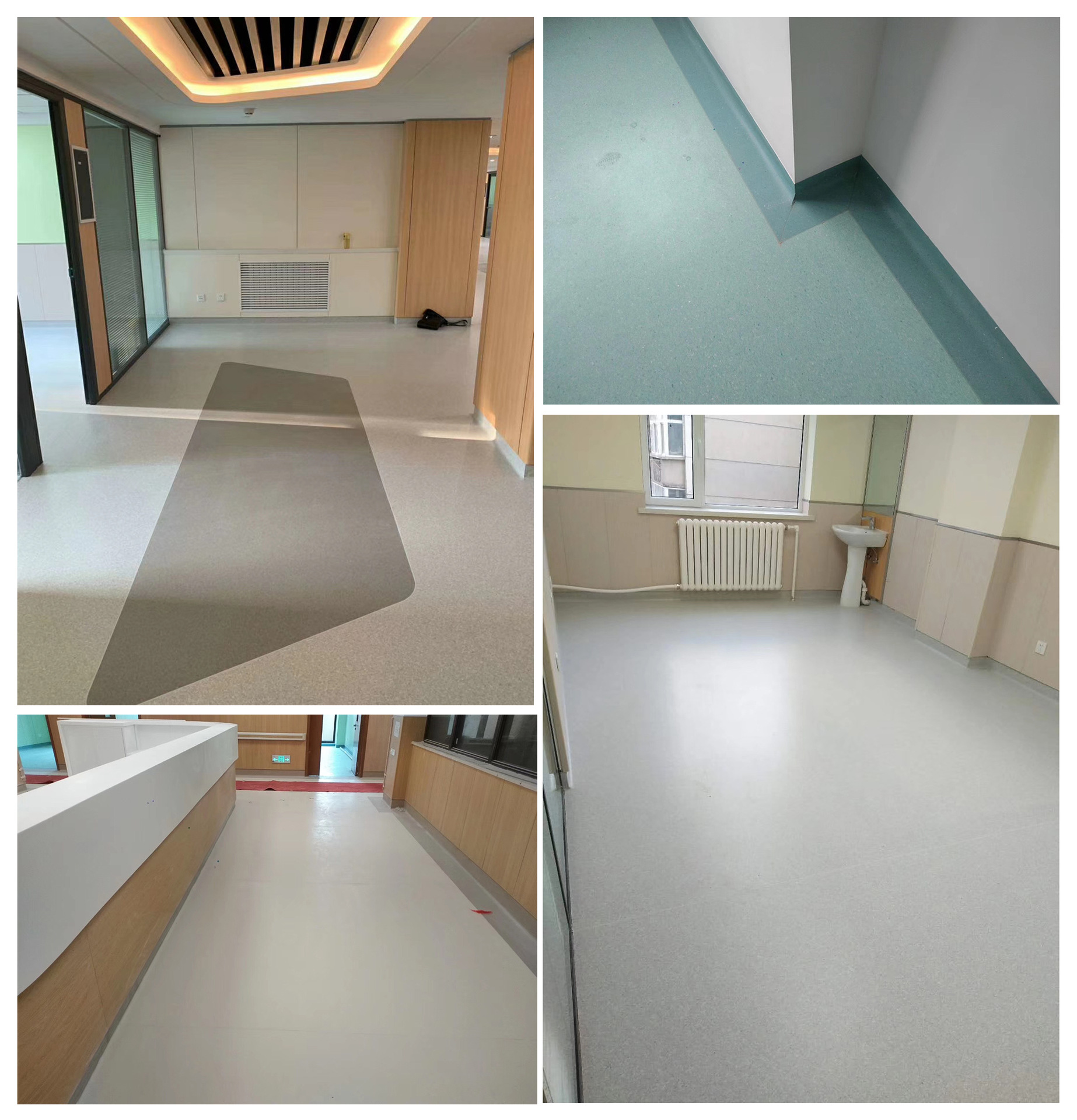 lg爱可诺石纹pvc塑胶地板学校医院幼儿园健身房净化办公室地胶