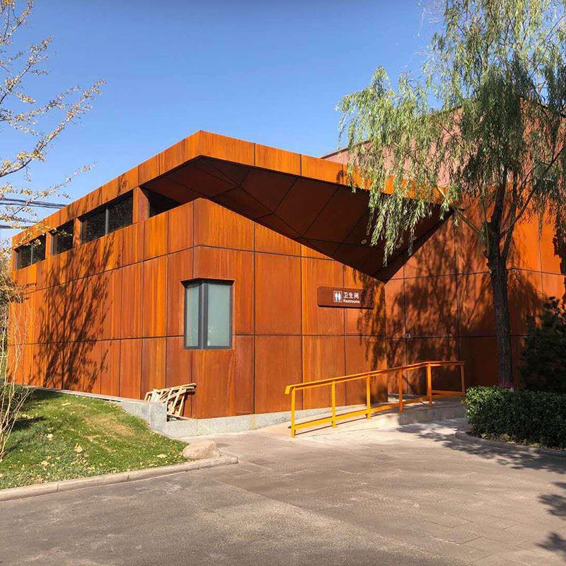 销售批发 异形耐候钢板 红锈钢板景幕墙景观墙花q235nh耐候板