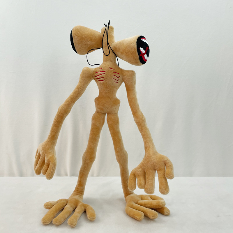 动漫周边警笛头公仔儿童安抚玩偶睡觉抱枕益智布娃娃毛绒小玩具