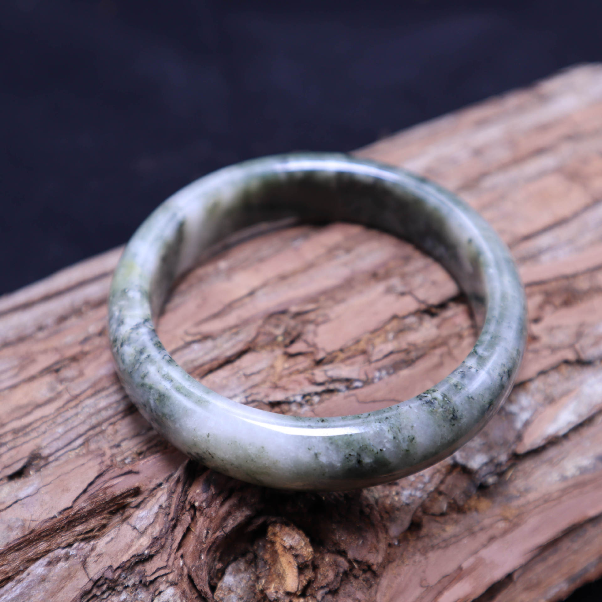 厂家直供批发草花冰糯手镯水草玛瑙糯种玉髓手环女款苔藓首饰