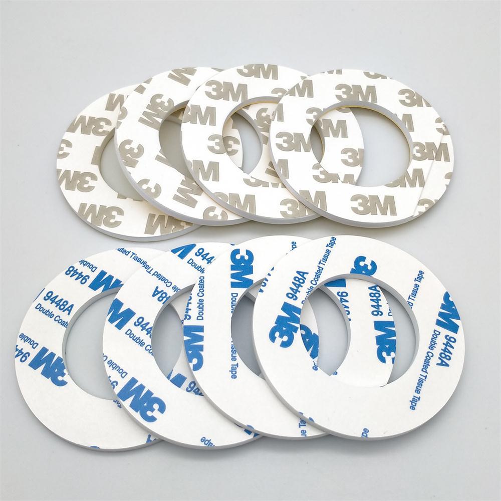 发光杯定位泡棉贴 空心圆形强粘性泡棉挂钩双面胶 灯饰泡棉胶贴纸