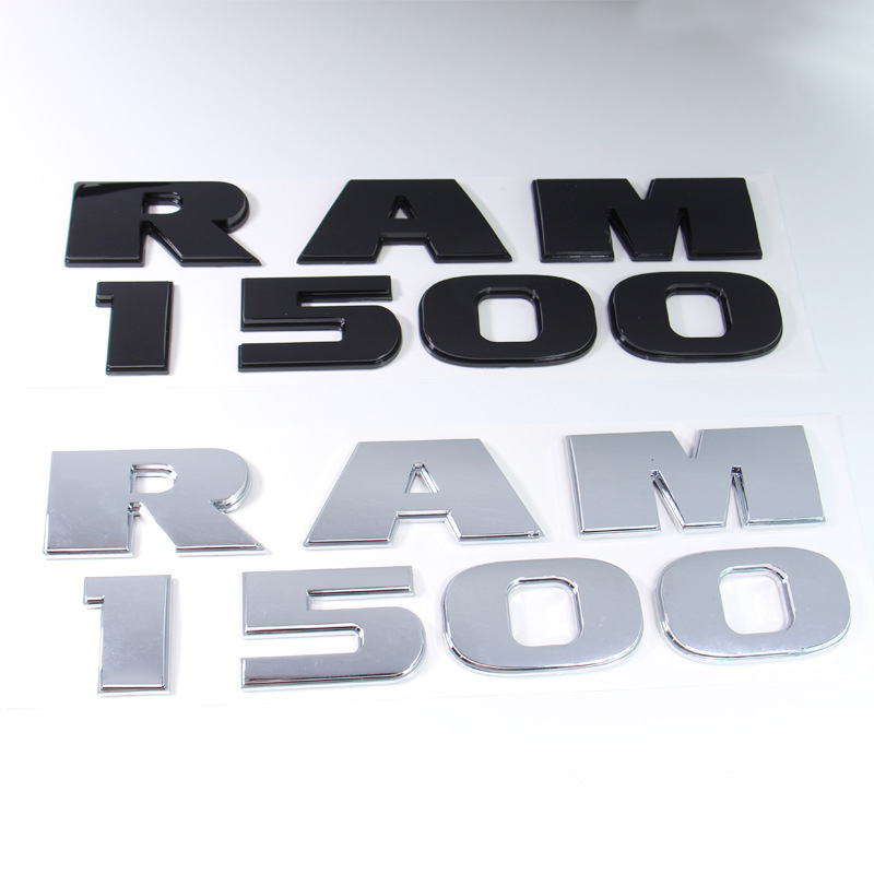 适用道奇ram 1500 2500 3500 英文贴标 公羊皮卡贴标 abs改装车标