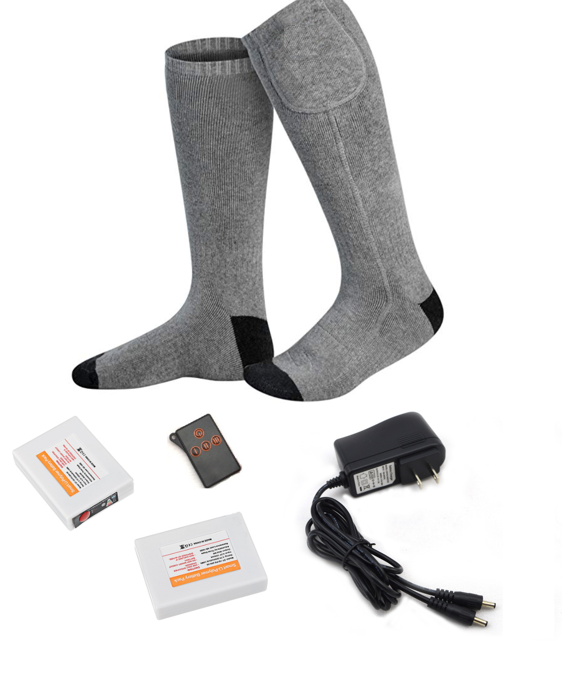 遥控发热袜子 发热袜子 电热袜子 配充电锂电池调温发热袜子-阿里巴巴