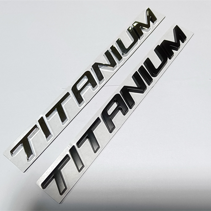 适用于新款福特新锐界探险者titanium金属车标车贴升级高配车尾标