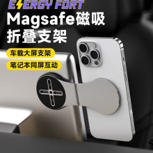 跨境Magsafe15W磁吸无线快充手机耳机手表三合一折叠无线充电器