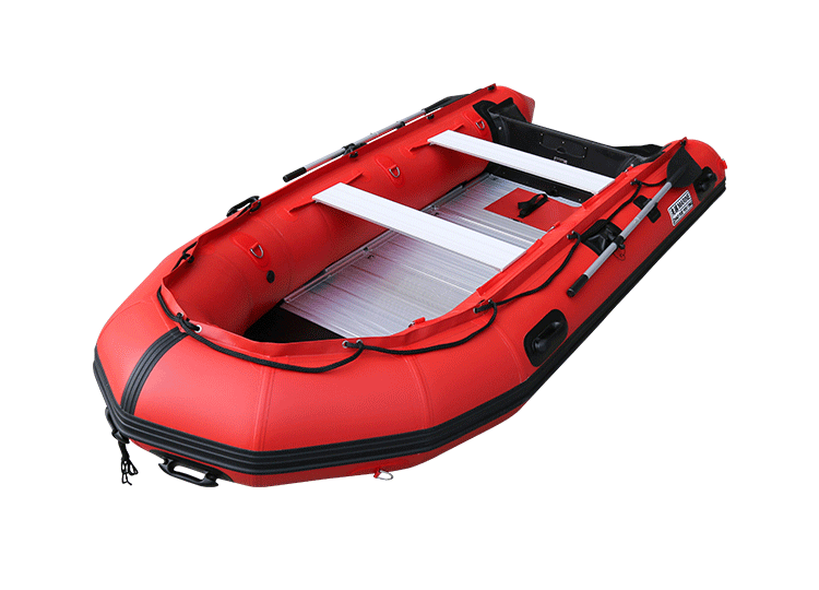 兆越红金刚冲锋舟橡皮艇铝合金底钓鱼船小船路亚加厚充气船网渔船