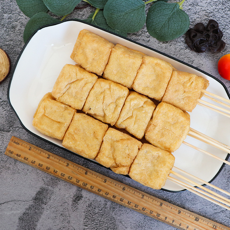 海尚桌臭豆腐大串长沙臭豆腐串商用烧烤油炸铁板麻辣烫半成品20串