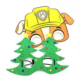 狗狗造型面具儿童印章儿童可爱小动物造型面具