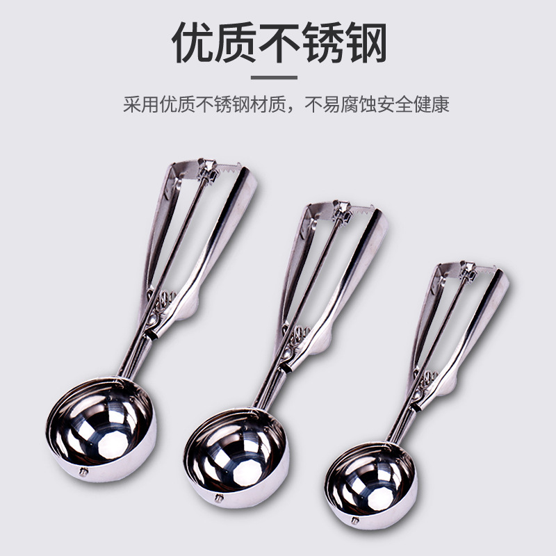Thick Stainless Steel Ice Cream Spoon