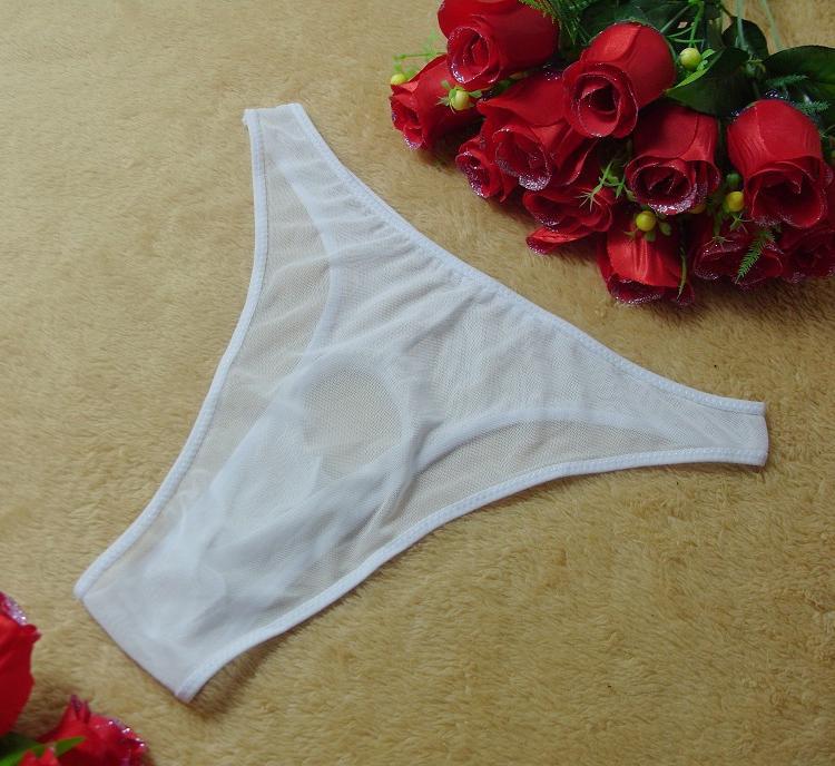 男士低腰速干三角短裤透视内裤镂空开裆网纱丁字裤-阿里巴巴