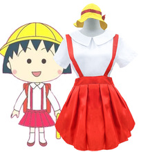 六一儿童节樱桃小丸子亲子装 动漫cosplay服 可爱洛丽塔幼儿园服