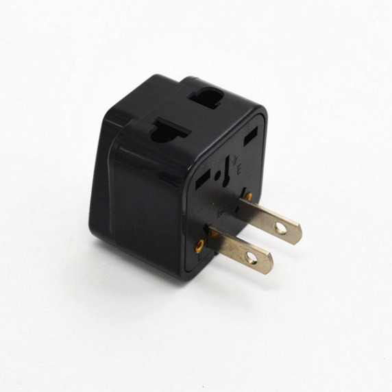 0成交300个美标旅行转换插头二扁脚转国标美标两脚澳