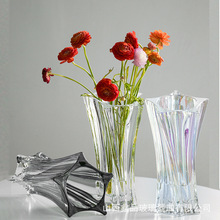 欧式加厚水晶水培玻璃花瓶ins风高颜值家居装饰餐桌摆件水培器皿